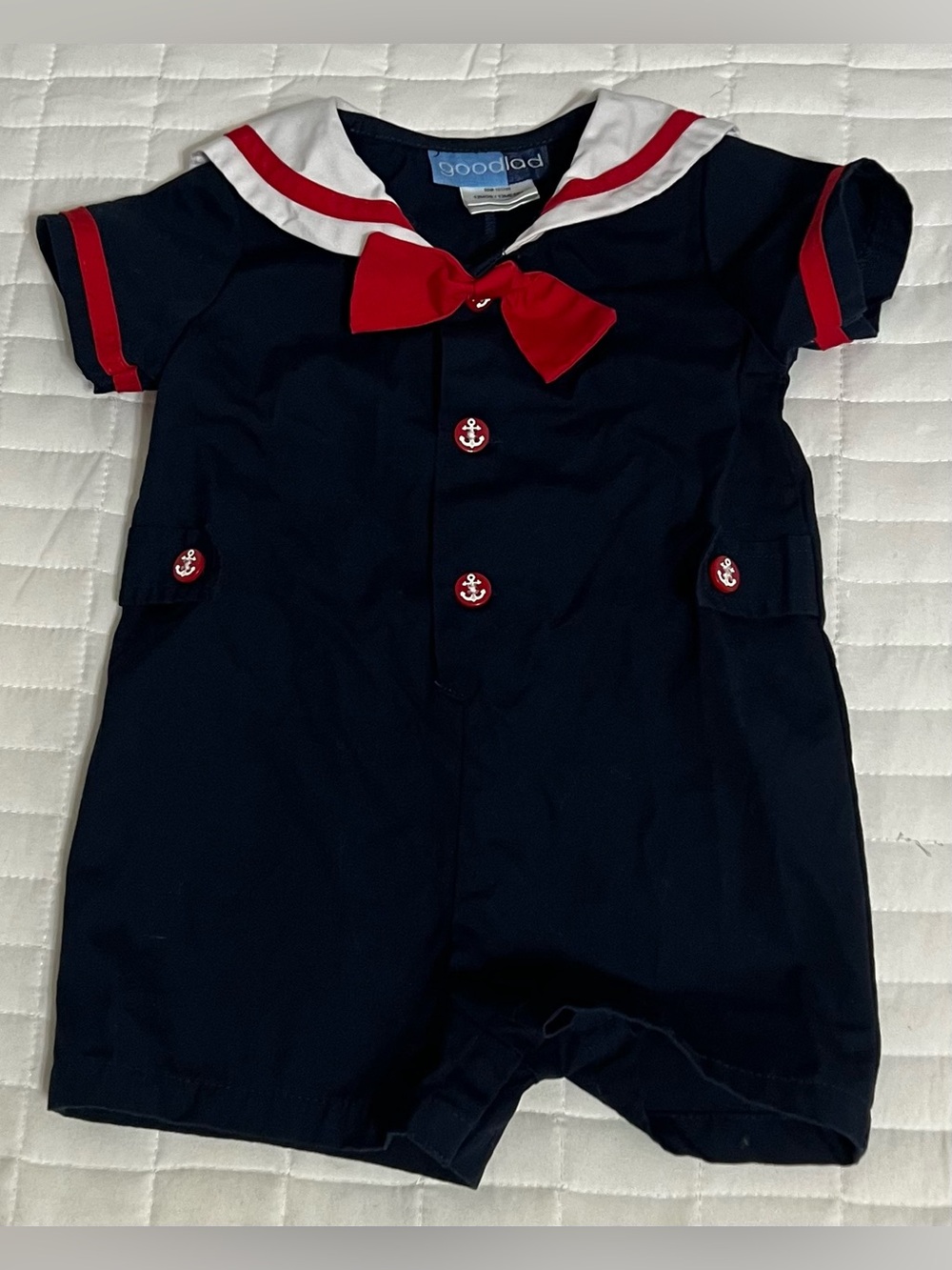 Vintage Good lad Sailor Romper Size 12 months